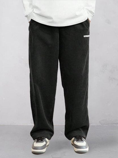 Pantalones rectos de pana esenciales