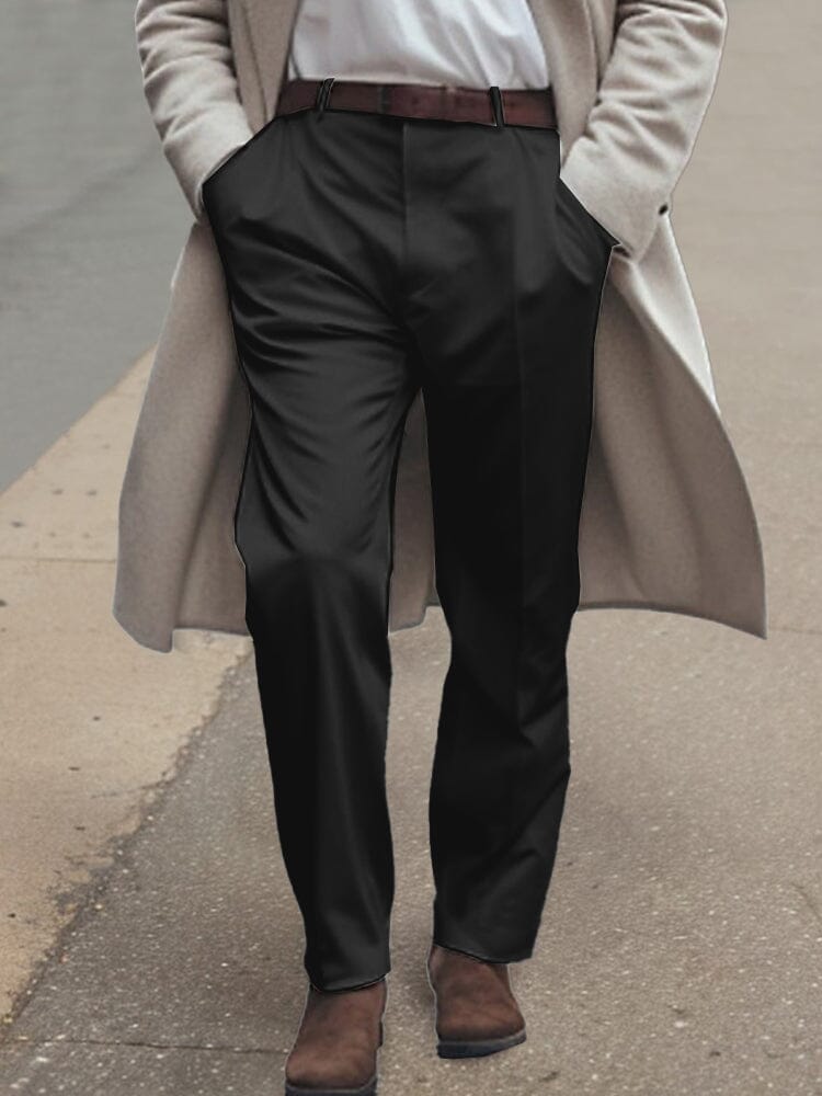 Pantalones de traje de corte recto