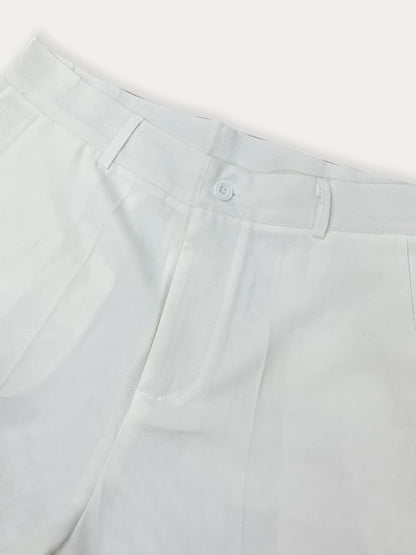 Pantalones de traje de corte recto