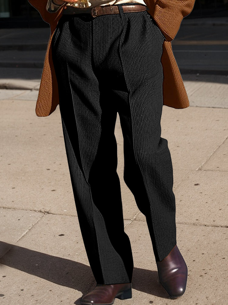 Pantalones de traje de pierna recta