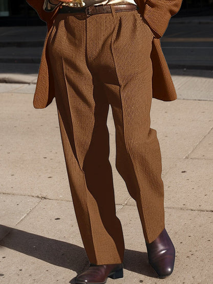 Pantalones de traje de pierna recta