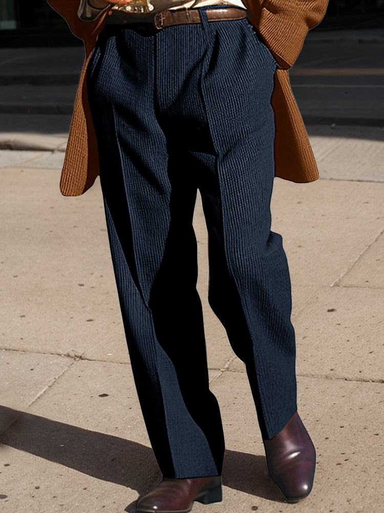 Pantalones de traje de pierna recta