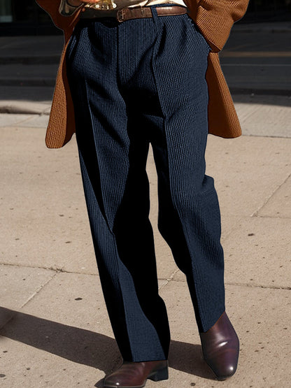 Pantalones de traje de pierna recta