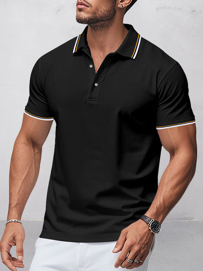 Polo de moda de corte holgado