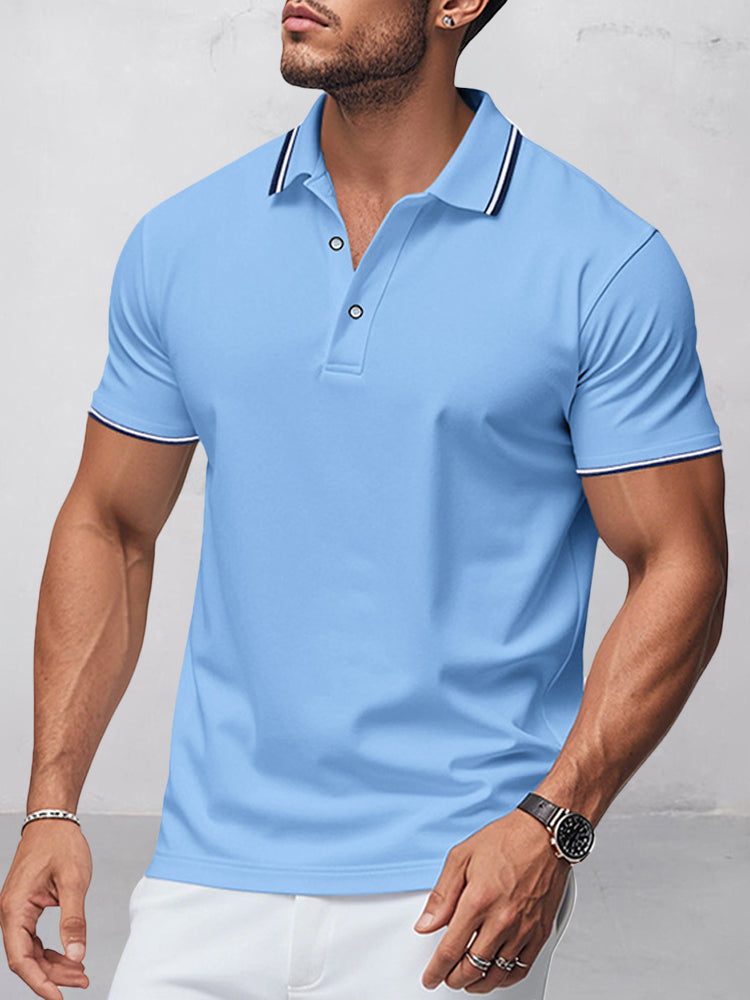 Polo de moda de corte holgado
