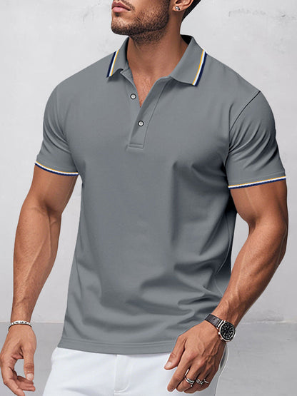 Polo de moda de corte holgado