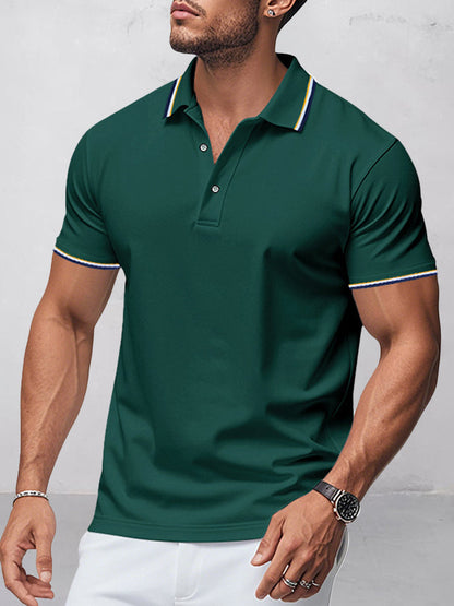 Polo de moda de corte holgado