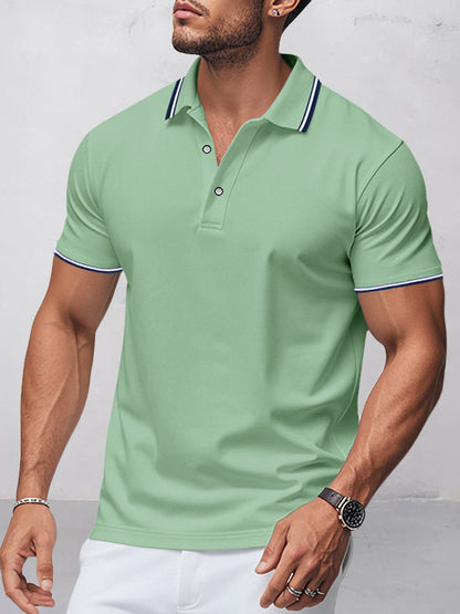 Polo de moda de corte holgado
