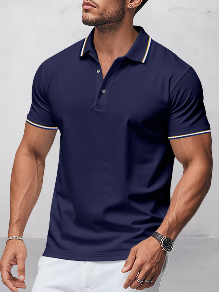 Polo de moda de corte holgado