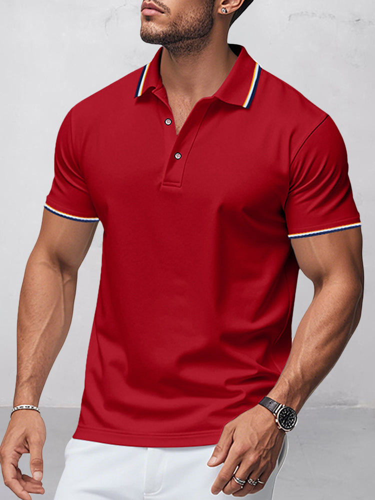 Polo de moda de corte holgado