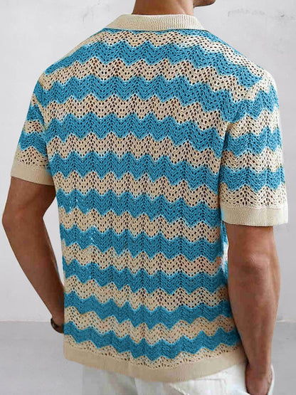 Camisa jacquard de punto