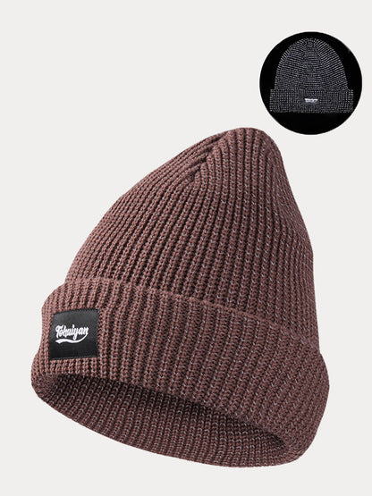 Gorro de punto con puño