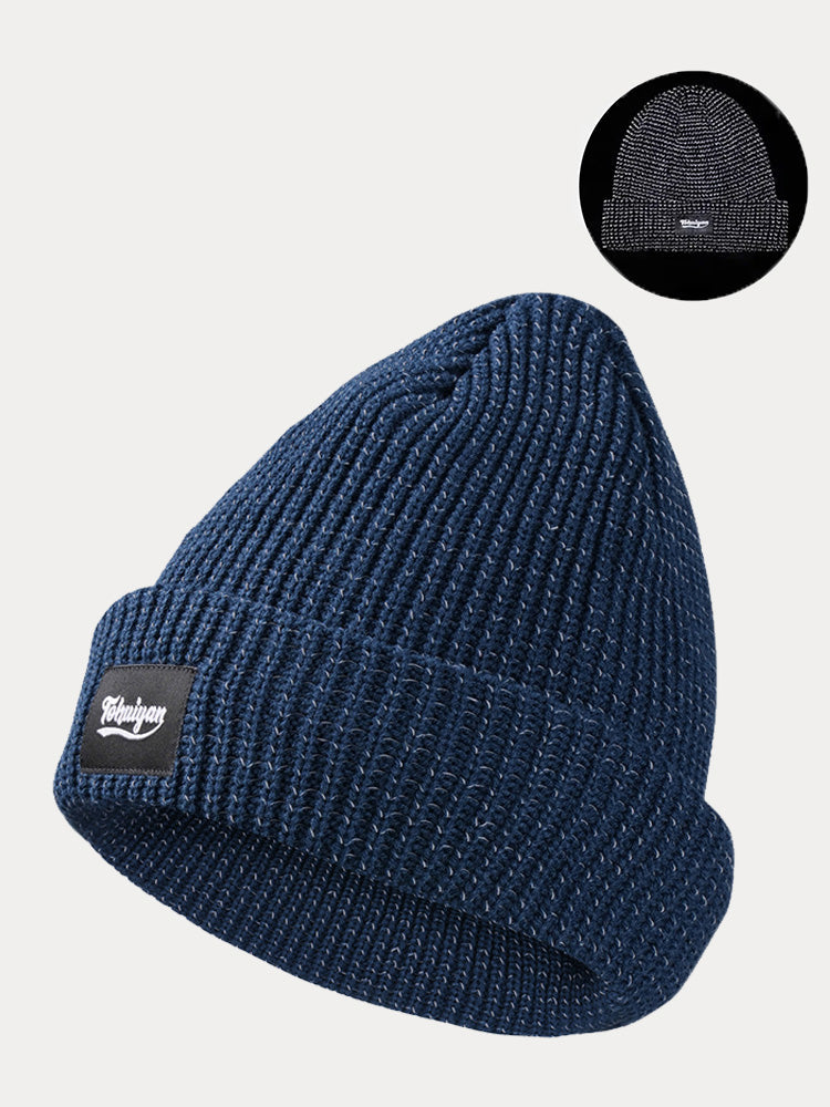 Gorro de punto con puño