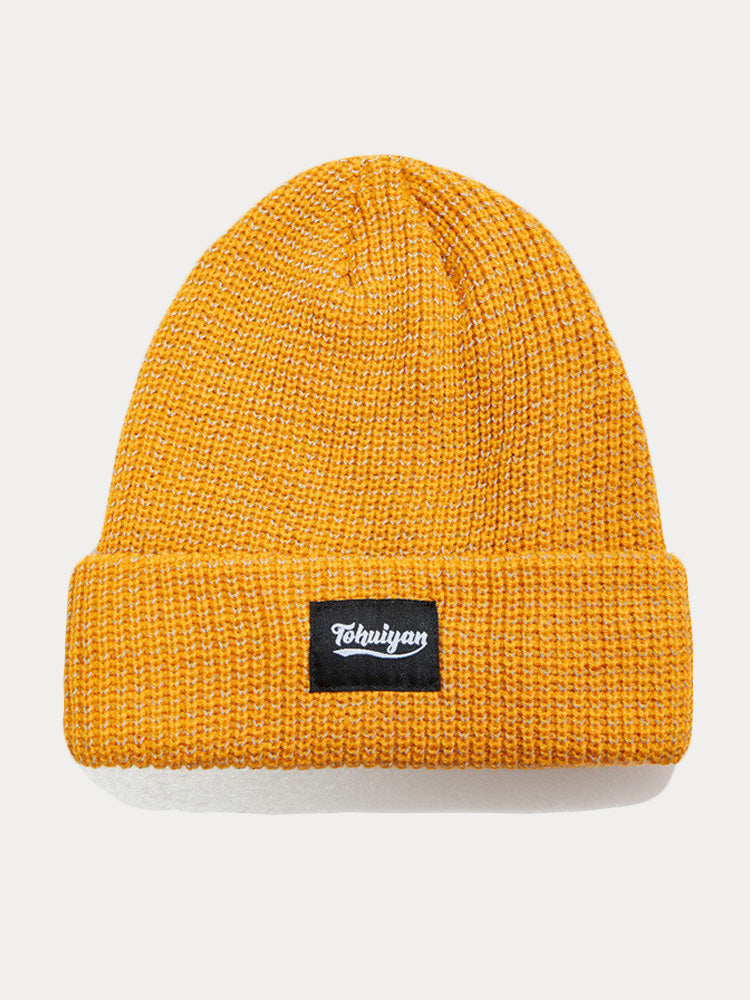 Gorro de punto con puño