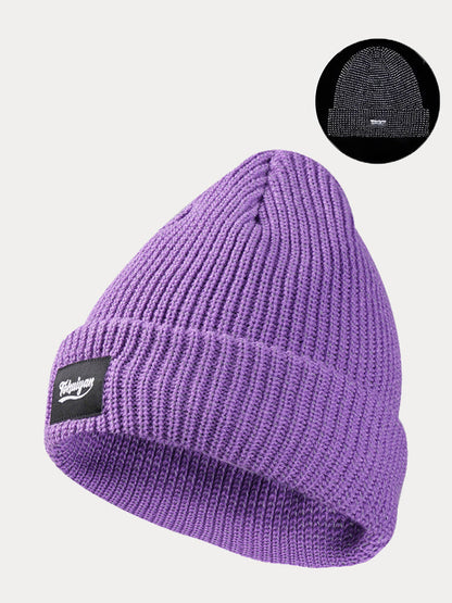 Gorro de punto con puño