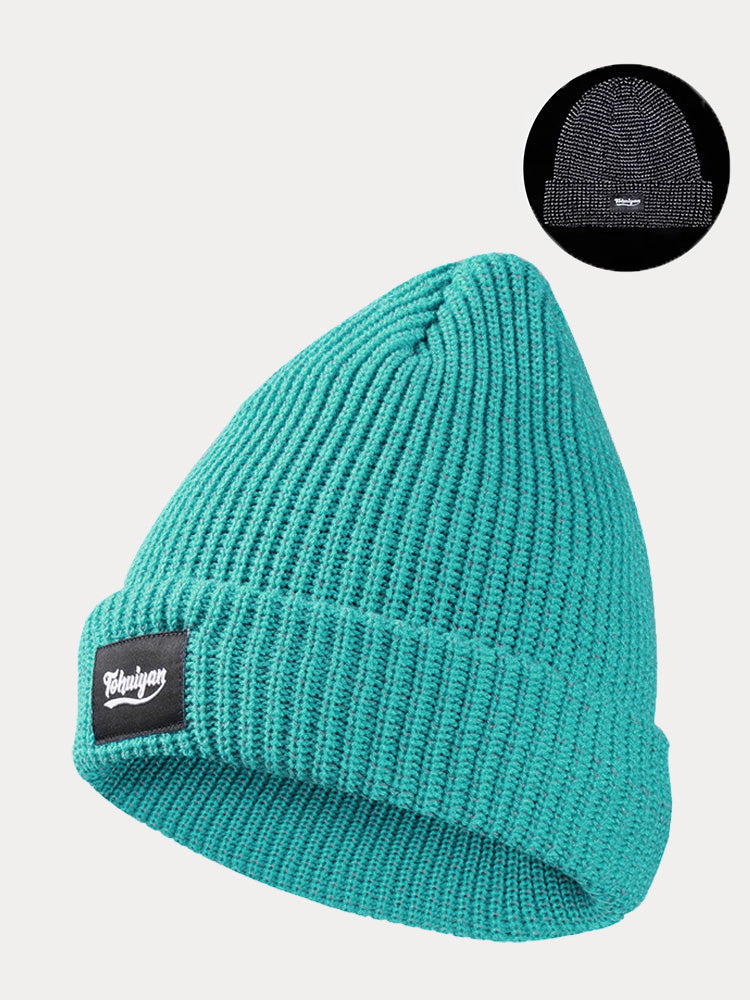 Gorro de punto con puño