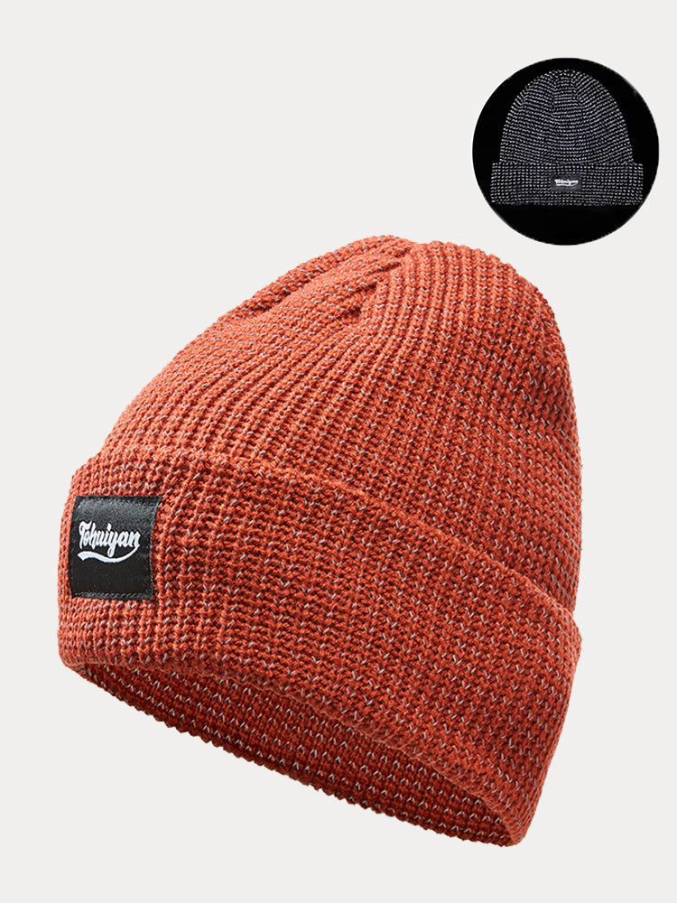 Gorro de punto con puño