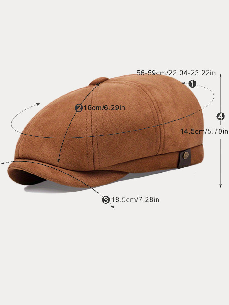Gorra estilo newsboy