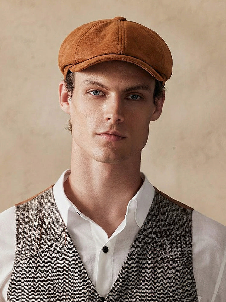 Gorra estilo newsboy