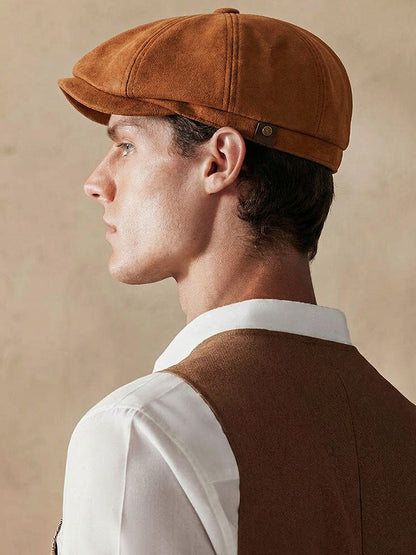 Gorra estilo newsboy