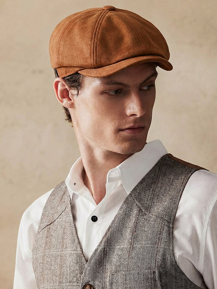 Gorra estilo newsboy