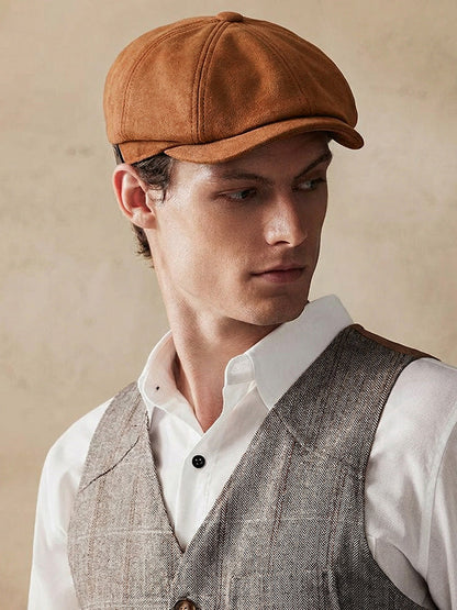 Gorra estilo newsboy
