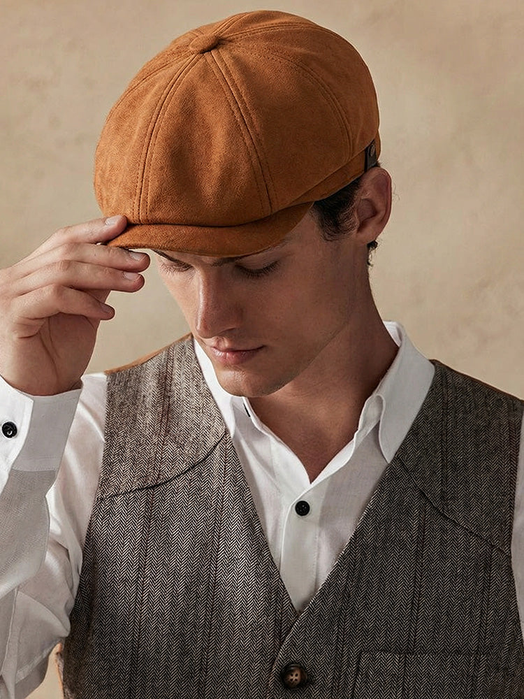 Gorra estilo newsboy