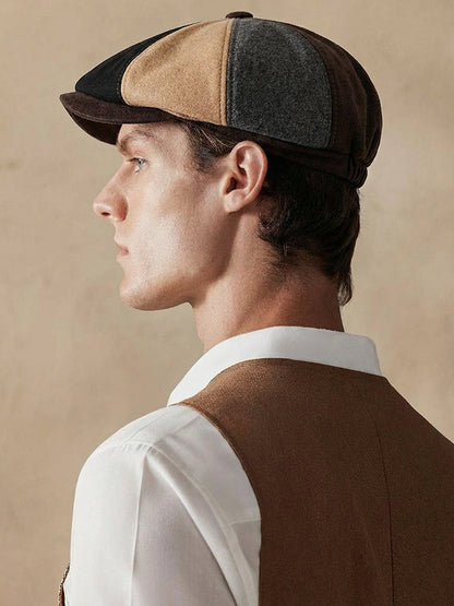 Gorra tipo newsboy