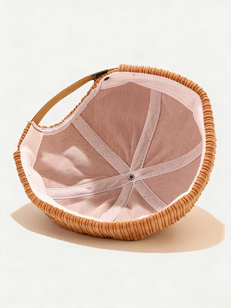 Sombrero de pana sin visera