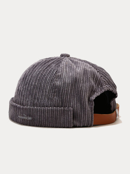 Sombrero de pana sin visera
