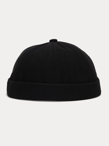 Gorro de pana sin visera clásico