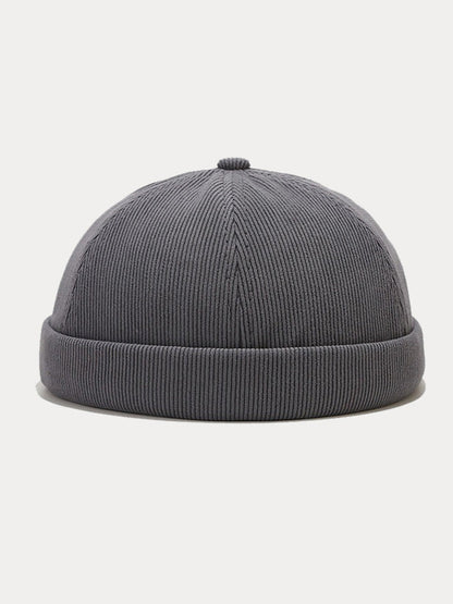 Gorro de pana sin visera clásico