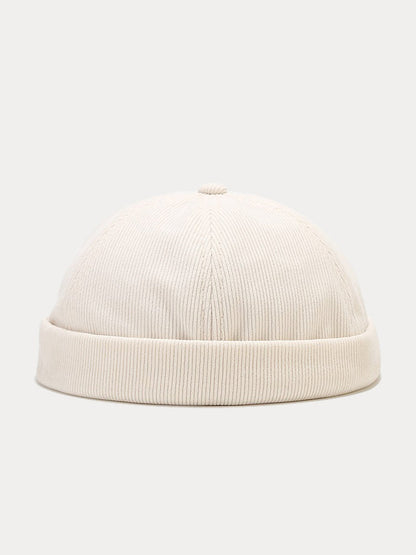 Gorro de pana sin visera clásico