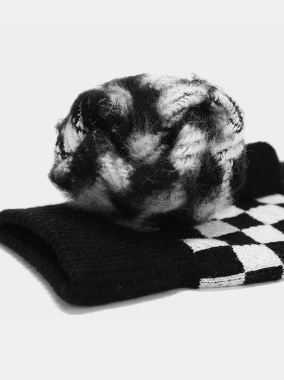 Set 3 en 1: gorro de punto,bufanda y guantes