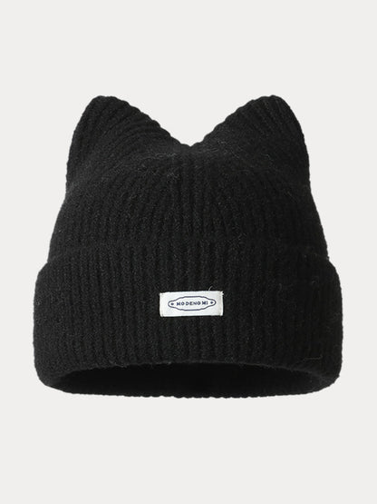 Gorro de peluche a la moda
