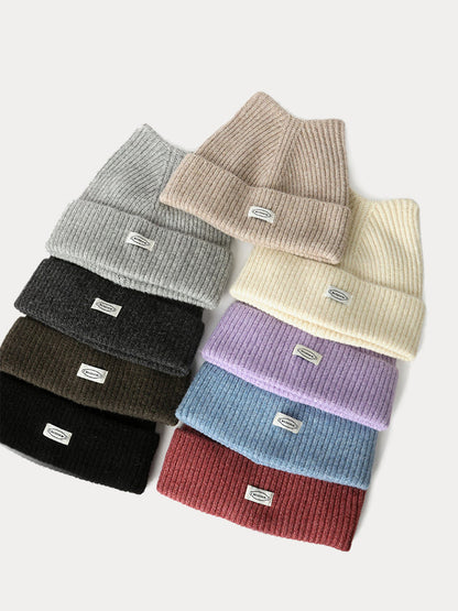 Gorro de peluche a la moda