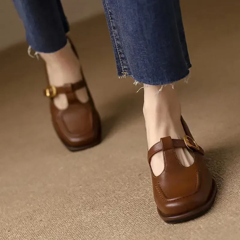 Patricia | Zapatos ortopédicos con correa en T
