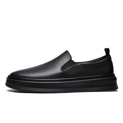 Zapatillas de piel