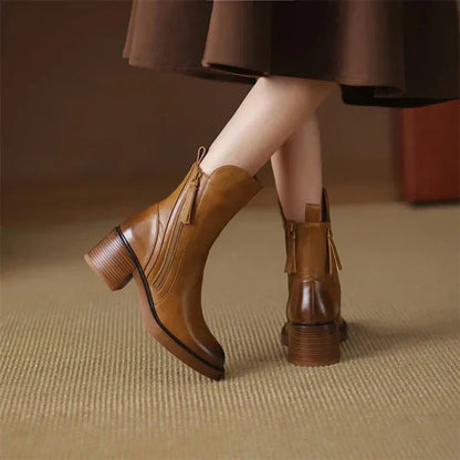 Botines de cuero