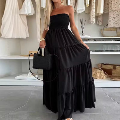 Vestido largo estilo bohemio