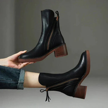 Botines de cuero