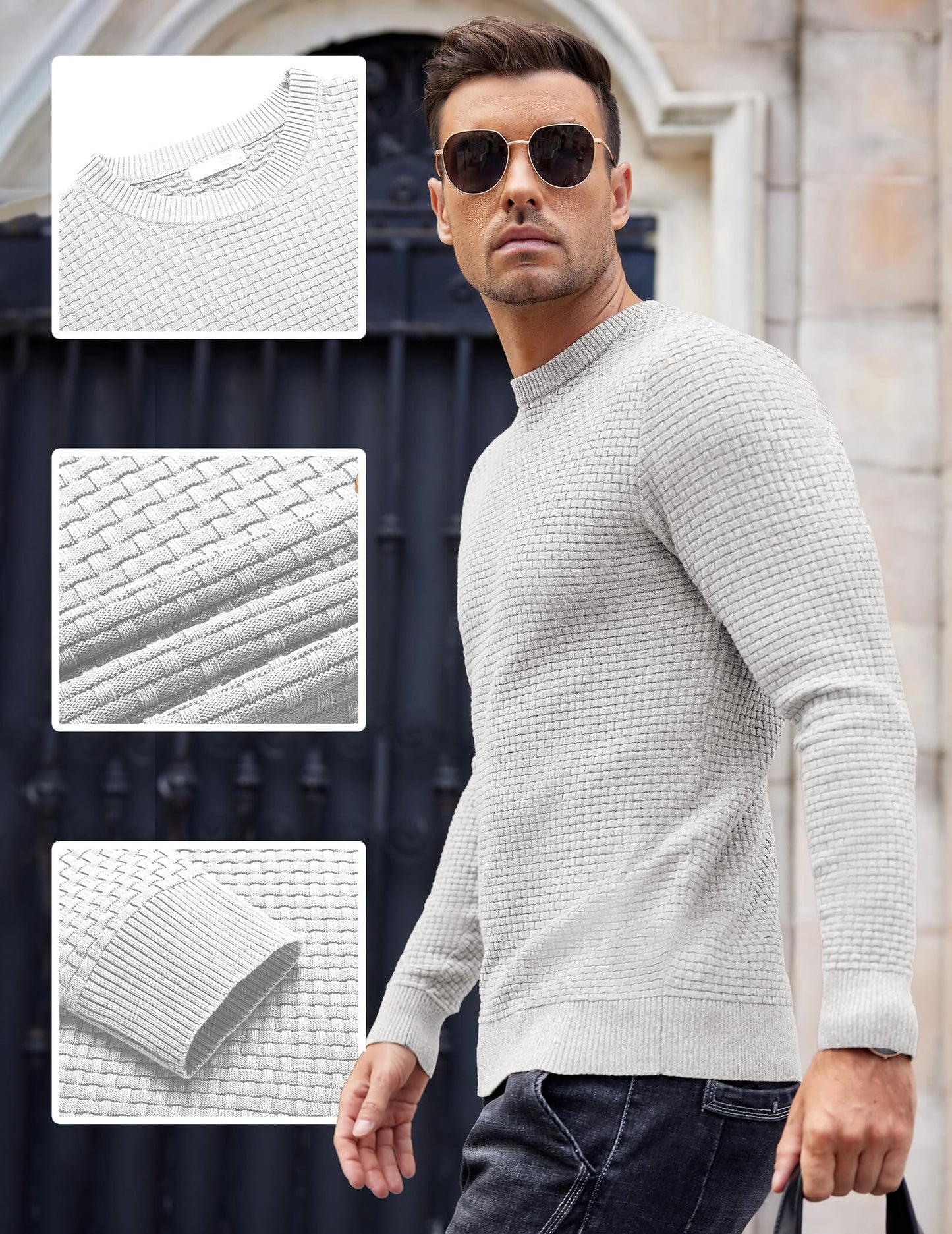 Suéter clásico cómodo y versátil (Solo para EE. UU.)