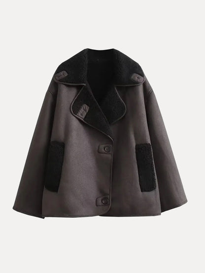 Abrigo moderno, elegante y cálido para mujer