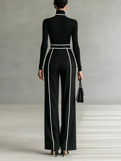 Conjunto negro y cinturón