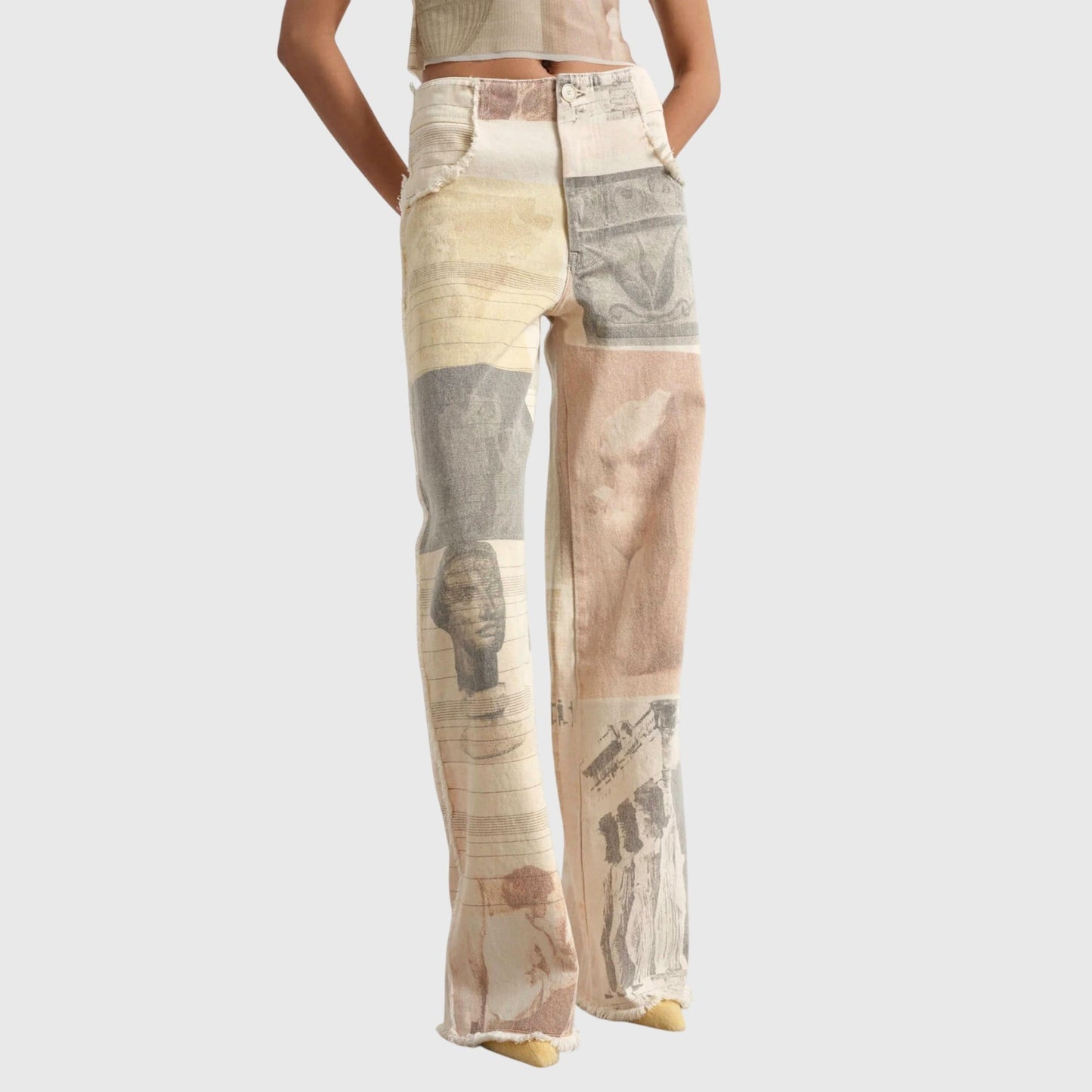 Jeans Vintage de Cintura Alta
