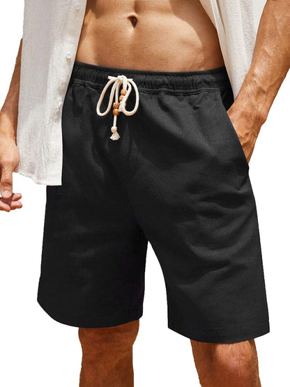 Shorts casuales de lino
