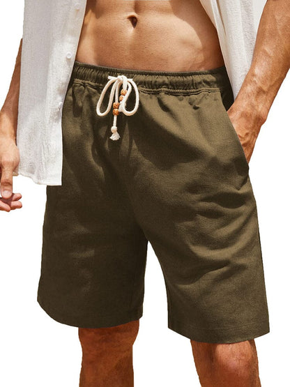 Shorts casuales de lino