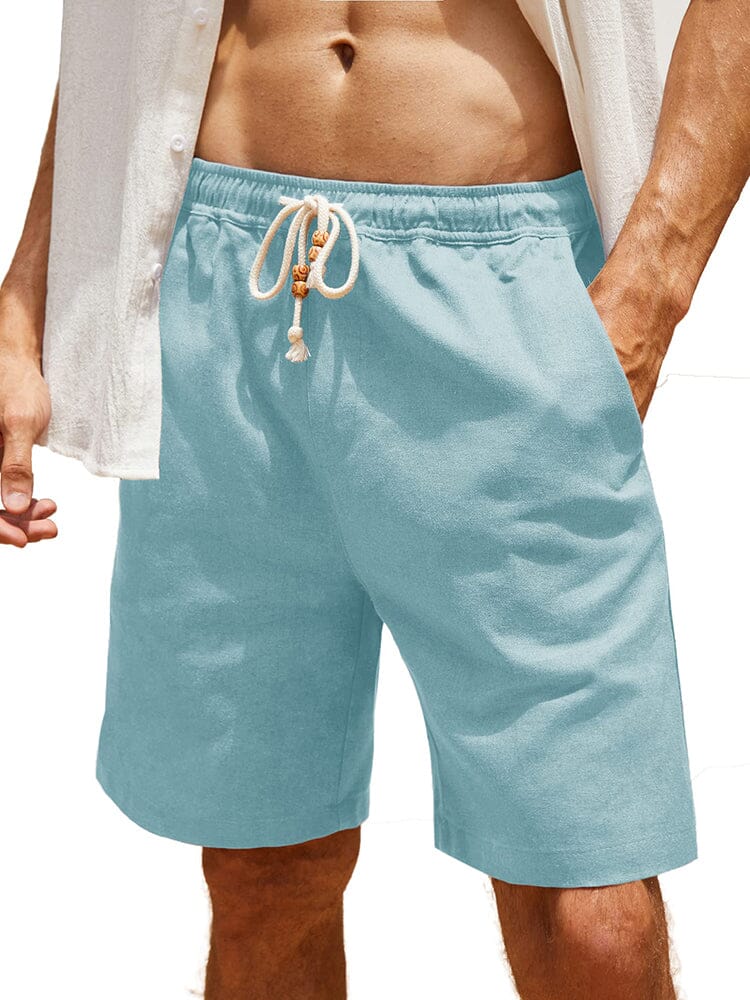Shorts casuales de lino