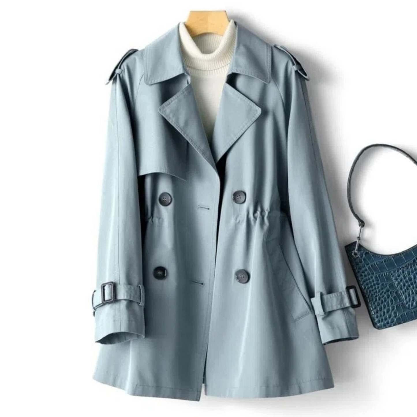 Abrigo Trench Doble Fila