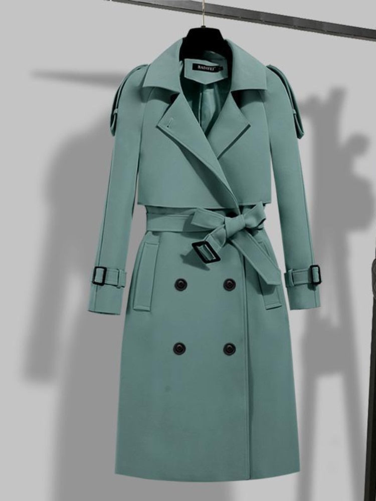 Abrigo Trench Moderno